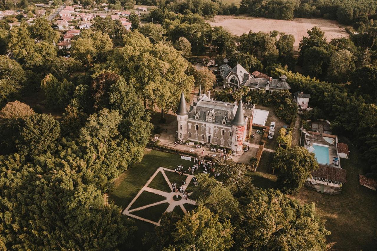 Chateau Belle Epoque - Chambres D'Hotes & Gites Linxe Exteriér fotografie