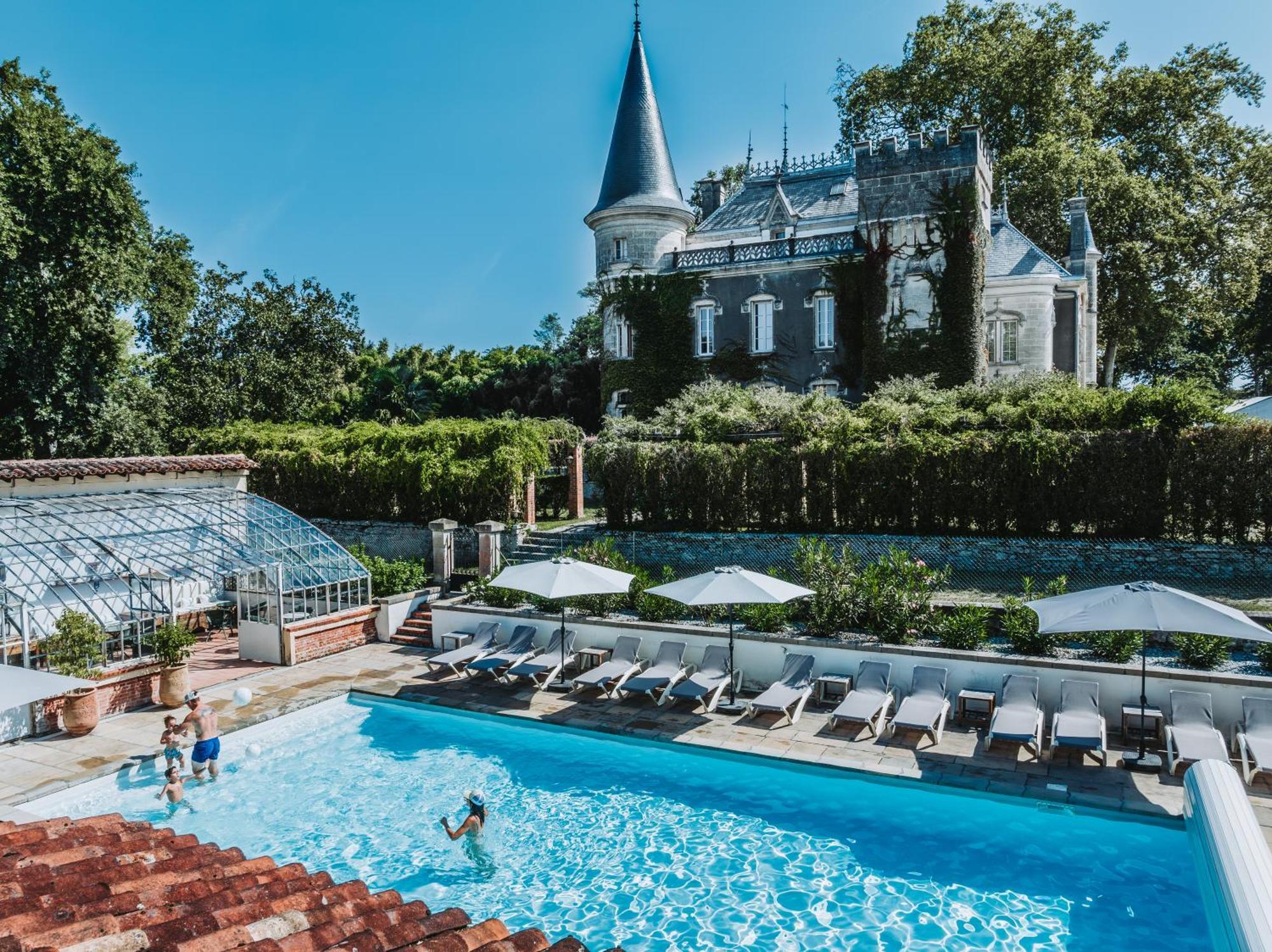 Chateau Belle Epoque - Chambres D'Hotes & Gites Linxe Exteriér fotografie