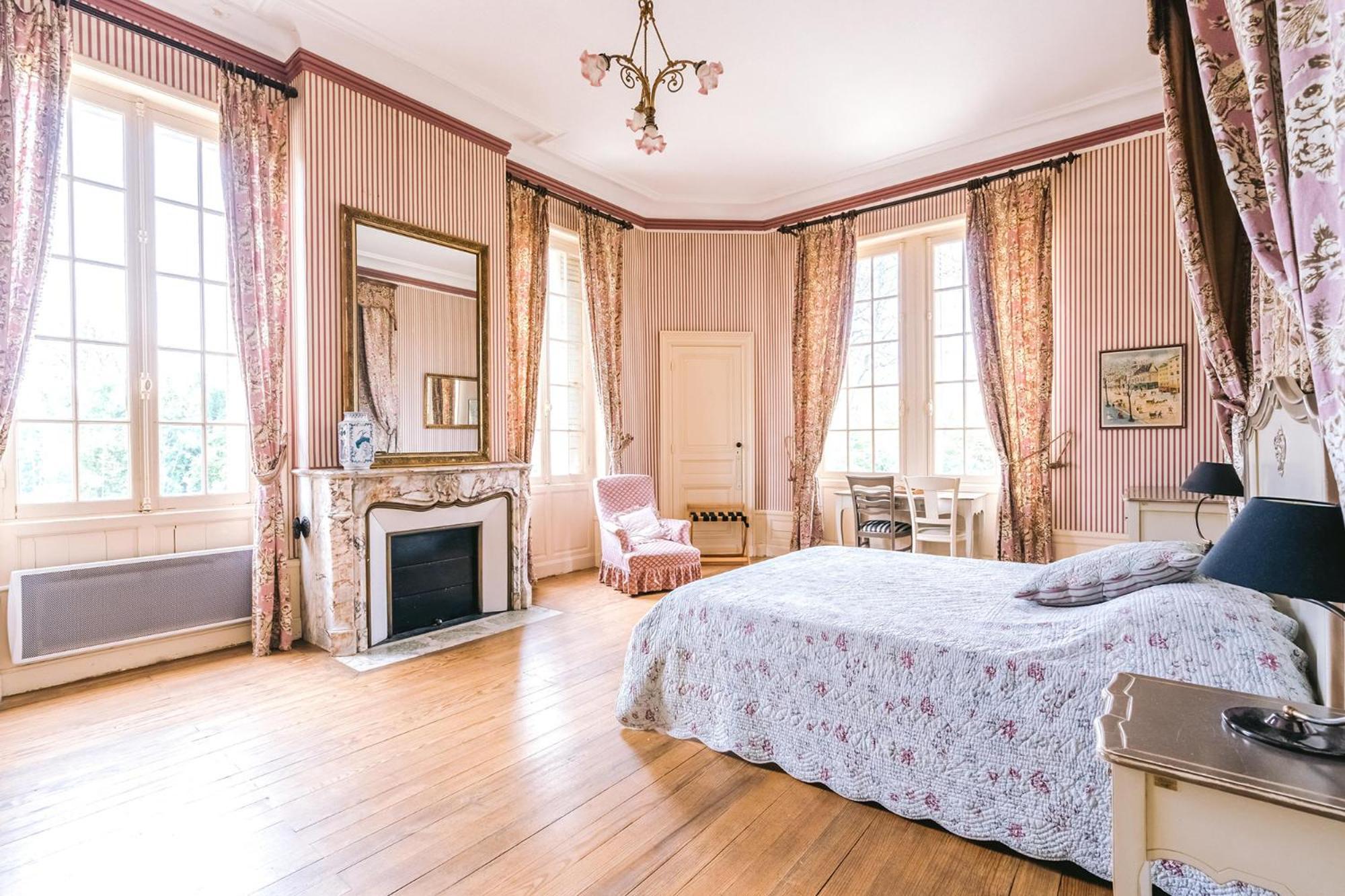 Chateau Belle Epoque - Chambres D'Hotes & Gites Linxe Pokoj fotografie